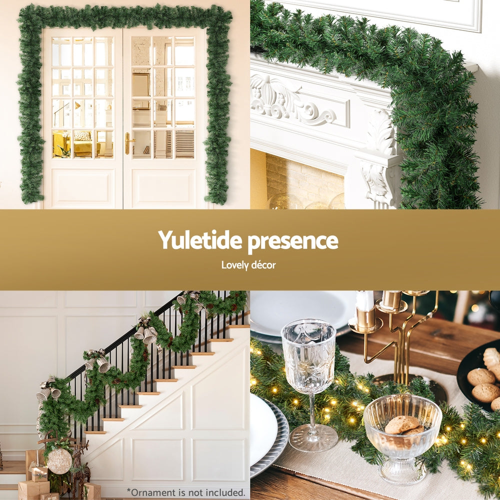 Jingle Jollys 10M Christmas Garland LED Lights Party Xmas Decorations 700 TIPS - SuperSaverAU - view 5
