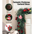 Jingle Jollys 2.7m Christmas Garland with Decorations Xmas Wedding Party - SuperSaverAU - view 4