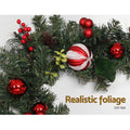 Jingle Jollys 2.7m Christmas Garland with Decorations Xmas Wedding Party - SuperSaverAU - view 6