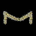 Jingle Jollys 3M Christmas Garland Pre-lit LED Lights Snow Frosted Tips Decor - SuperSaverAU - view 3