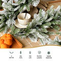 Jingle Jollys 3M Christmas Garland Pre-lit LED Lights Snow Frosted Tips Decor - SuperSaverAU - view 4