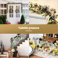 Jingle Jollys 3M Christmas Garland Pre-lit LED Lights Snow Frosted Tips Decor - SuperSaverAU - view 5