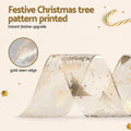 Jingle Jollys 20M Christmas Ribbon Roll Bow Printed Xmas Tree Decor Gift Gold - SuperSaverAU - view 4