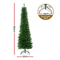 Jingle Jollys Christmas Tree 1.8m Pre-Lit 200 LED Lights Xmas Tree Decorations - SuperSaverAU - view 2