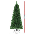 Jingle Jollys 1.8M Pre-lit Christmas Tree 8 Mode Multi Colour 200 LED Light Xmas - SuperSaverAU - view 1