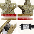 Jingle Jollys Christmas Tree Topper Star Snowflake Projector Party Glitter Gold - SuperSaverAU - view 5