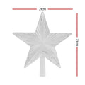Jingle Jollys Christmas Tree Topper Star RGB LED Xmas Decor 80 Modes APP Control - SuperSaverAU - view 2
