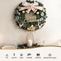 Jingle Jollys Christmas Wreath 60CM Garland Flowers Baubles Party Decorations - SuperSaverAU - view 3