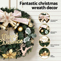 Jingle Jollys Christmas Wreath 60CM Garland Flowers Baubles Party Decorations - SuperSaverAU - view 4