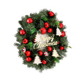 Jingle Jollys Christmas Wreath 40CM Xmas Garland Baubles Ornaments Party Decor - SuperSaverAU - view 2