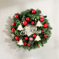 Jingle Jollys Christmas Wreath 40CM Xmas Garland Baubles Ornaments Party Decor - SuperSaverAU - view 5