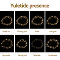 Jingle Jollys 3X3M Christmas Lights Curtain String Light 300 LED Warm White - SuperSaverAU - view 5