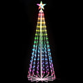 1.8M Christmas Tree 265 LED RGB Fairy Lights Jingle Jollys - SuperSaverAU - view 1