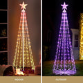 1.8M Christmas Tree 265 LED RGB Fairy Lights Jingle Jollys - SuperSaverAU - view 5