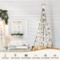 Jingle Jollys Solar Christmas Tree 2.1m 320 LED Net Lights Xmas Trees Decoration - SuperSaverAU - view 3