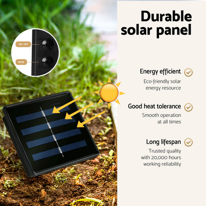 Jingle Jollys Solar Christmas Tree 2.1m 320 LED Net Lights Xmas Trees Decoration