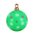Jingle Jollys Christmas Inflatable Ball Bauble 60cm Outdoor Decoration Green - SuperSaverAU - view 3