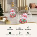 Jingle Jollys Christmas Inflatable Ball 60cm Santa Decoration Giant Bauble Clear - SuperSaverAU - view 4