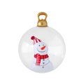 Jingle Jollys Christmas Inflatable Ball 60cm Snowman Decoration Giant Bauble - SuperSaverAU - view 1