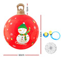 Jingle Jollys Christmas Inflatable Ball 60cm Illuminated Led Snowman Xmas Decor - SuperSaverAU - view 2