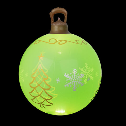 Jingle Jollys Christmas Inflatable Ball 60cm Led Illuminated Xmas Decoration - SuperSaverAU - view 1