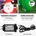 Jingle Jollys Christmas Inflatable Santa Dinosaur 3.8M Illuminated Decorations - SuperSaverAU - view 5