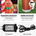Jingle Jollys Christmas Inflatable Archwary Ginger 2.8M Illuminated Decorations - SuperSaverAU - view 4