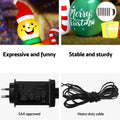 Jingle Jollys Christmas Inflatable Gingerman Joy 3M Long Outdoor Decorations Illuminated - SuperSaverAU - view 6