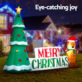Jingle Jollys Christmas Inflatable Gingerbread Man Tree LED Illuminated Decorations - SuperSaverAU - view 3