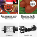 Jingle Jollys Christmas Inflatable Gingerbread Man Tree LED Illuminated Decorations - SuperSaverAU - view 4