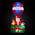 Jingle Jollys Christmas Inflatable Santa in Ballon 2.8M Height LED Decorations Illuminated - SuperSaverAU - view 3