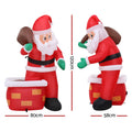 Jingle Jollys Christmas Inflatable Santa Illuminated Decorations - SuperSaverAU - view 2