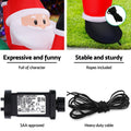 Jingle Jollys Christmas Inflatable Santa Climbing LED Illuminated Decorations 1.9M - SuperSaverAU - view 6