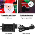Jingle Jollys Christmas Inflatable Climbing Santa 2.5M Height LED Decorations Illuminated - SuperSaverAU - view 6