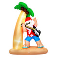 Jingle Jollys Christmas Inflatable Santa Guitar 2.1M Led Illuminated Decorations - SuperSaverAU - view 2