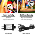 Jingle Jollys Christmas Inflatable Santa Guitar 2.1M Led Illuminated Decorations - SuperSaverAU - view 5