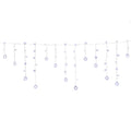 160 LED 6M Christmas Lights Icicle Light Solar Cold Jingle Jollys - SuperSaverAU - view 1