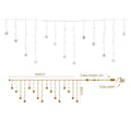 160 LED 6M Christmas Lights Icicle Light Solar Cold Jingle Jollys - SuperSaverAU - view 2