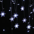 160 LED 6M Christmas Lights Icicle Light Solar Cold Jingle Jollys - SuperSaverAU - view 3
