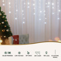 160 LED 6M Christmas Lights Icicle Light Solar Cold Jingle Jollys - SuperSaverAU - view 4