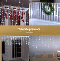 160 LED 6M Christmas Lights Icicle Light Solar Cold Jingle Jollys - SuperSaverAU - view 5