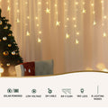 160 LED 6M Christmas Lights Icicle Light Solar Warm Jingle Jollys - SuperSaverAU - view 2
