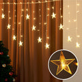 160 LED 6M Christmas Lights Icicle Light Solar Warm Jingle Jollys - SuperSaverAU - view 5
