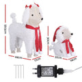 Jingle Jollys Christmas Lights 60 LED Fairy Light 2pcs Dog Decorations Set - SuperSaverAU - view 2