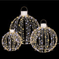 3 PCS Christmas Lights 360 LED Fairy Light Ball Decorations Jingle Jollys - SuperSaverAU - view 1