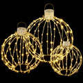 Jingle Jollys Christmas Lights 320 LED Fairy Light 3pcs Ball Decorations Set - SuperSaverAU - view 1
