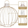 Jingle Jollys Christmas Lights 320 LED Fairy Light 3pcs Ball Decorations Set - SuperSaverAU - view 6