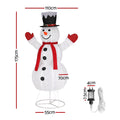 1.7M Christmas Lights 200 LED Fairy Light Snowman Decorations Jingle Jollys - SuperSaverAU - view 2