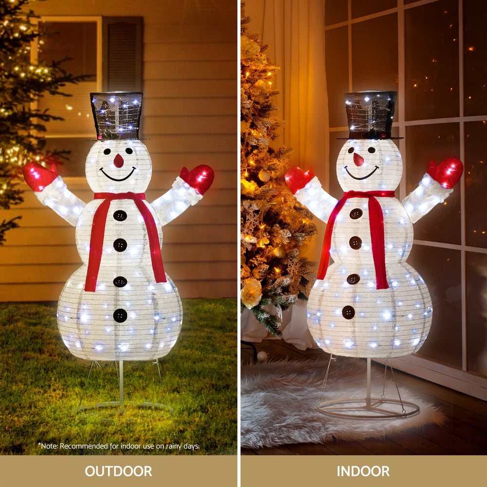 1.7M Christmas Lights 200 LED Fairy Light Snowman Decorations Jingle Jollys - SuperSaverAU - view 5