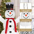 1.7M Christmas Lights 200 LED Fairy Light Snowman Decorations Jingle Jollys - SuperSaverAU - view 6